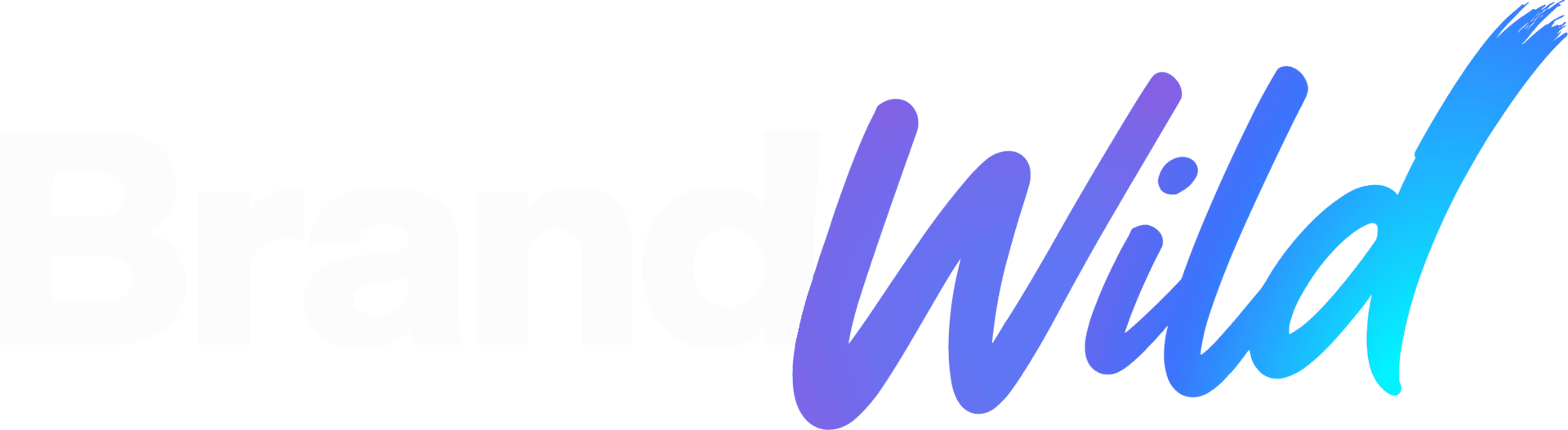 Screenshot of BrandWild digital brand guide interface showing organized assets.